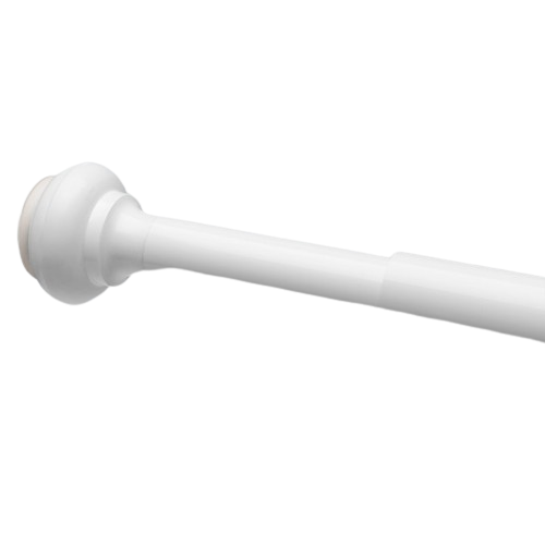 BARRAL P/BAÑO EXTENSIBLE BLANCO 1,30 A 2m C/BORLA