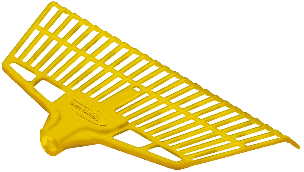 BARRE HOJAS PVC SIN CABO "MEDIO GIRO"