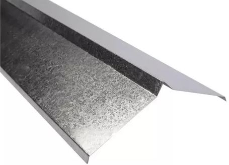 CABALLETE ZINC 0,50 MTS. C/PESTAÑA C/LOMO 90º