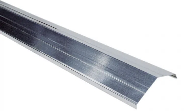 CABALLETE ZINC 0,50 MTS. C/PESTAÑA S/LOMO 90º