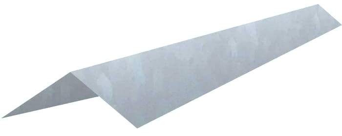 CABALLETE ZINC 0,50 MTS. S/PESTAÑA S/LOMO 90º