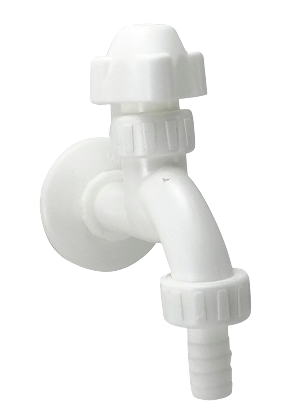 [1620] CANILLA PVC C/CUERITO 1/2” "MEDIO GIRO"