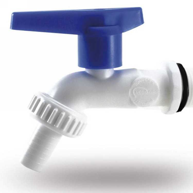 CANILLA PVC ESF. 1/2" "MEDIO GIRO"