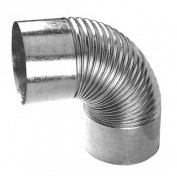 CURVA ZINC HERMETICA 90º x 4"