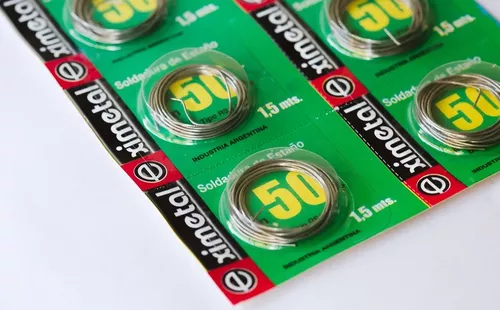 ESTAÑO ALAMBRE 1.5M 50% (X 10 UN)