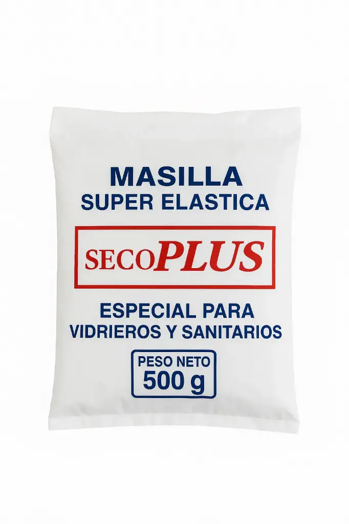MASILLA PARA VIDRIO 1/2 Kg.