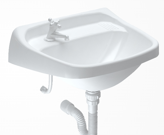 PILETA LAVATORIO SET 36x26+CAN SOP FLEX "DUKE