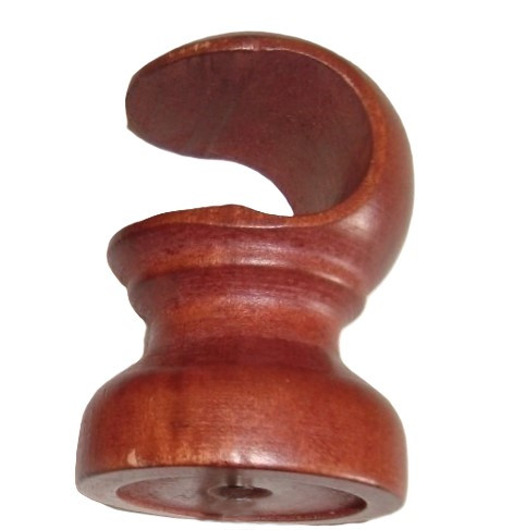 SOPORTE MADERA P/BARRAL CORTINA 22mm ABIERTO