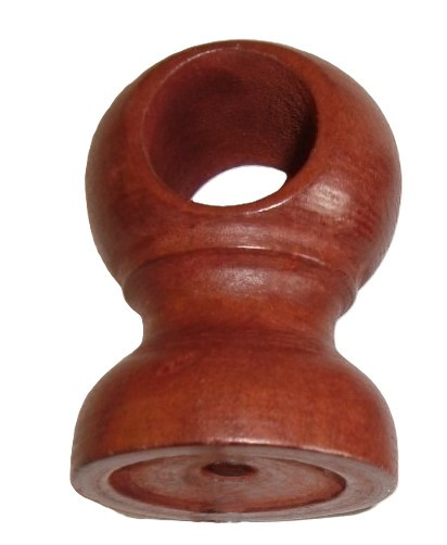 SOPORTE MADERA P/BARRAL CORTINA 22mm CERRADO