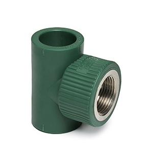 TERMOFUSION TEE 32mm C/INSERTO 1” HEMBRA