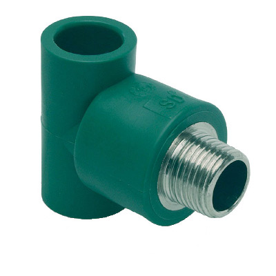 TERMOFUSION TEE 32mm C/INSERTO 1” MACHO