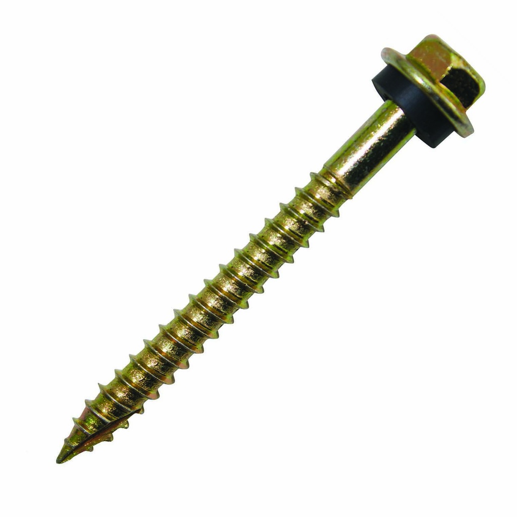 TORNILLO AUTOPERFORANTE 2 1/2" P/MADERA C/ARANDELA