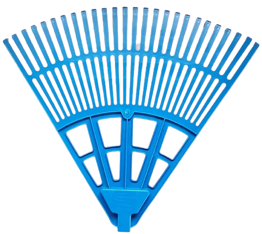 BARRE HOJAS PVC GRANDE "MEDIO GIRO"