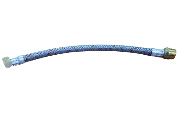 FLEXIBLE MALLADO T/BCE P/GAS  90 CM.