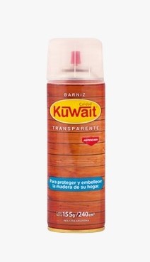 AEROSOL BARNIZ TRANSP. 240cc "KUWAIT"