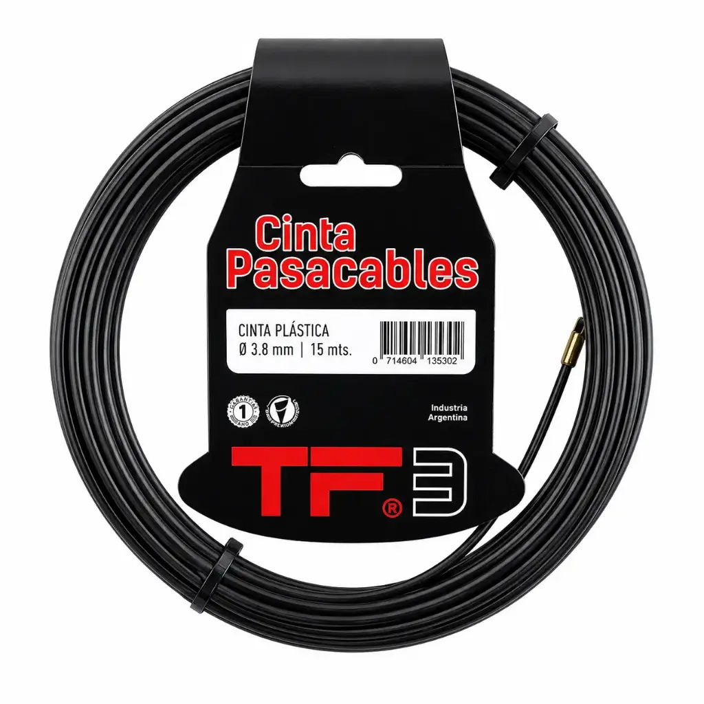 CINTA PASACABLE PVC 3,8mm X 15m "TF3"