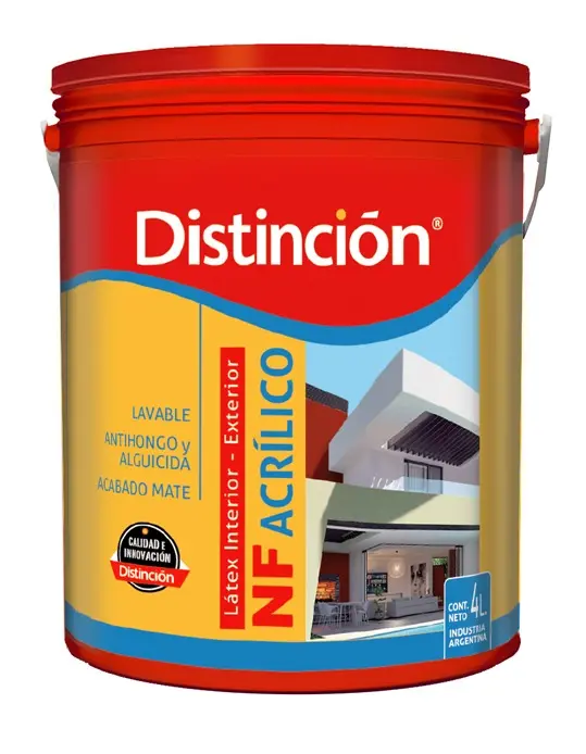 Pintura Latex Interior/Exterior NF 10lts (Línea Roja) "Distinción"