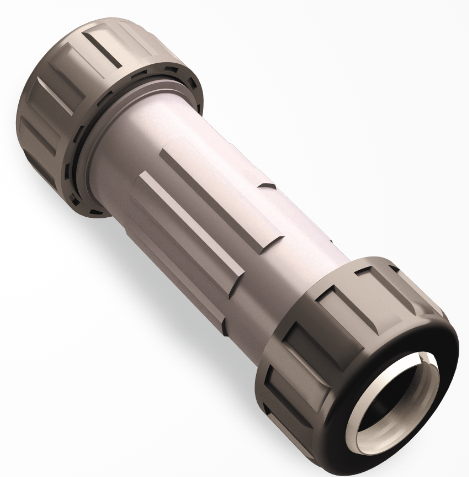 [2372] ACOPLE COMP PROF C/TRABA MEC LARGO 1/2" "DUKE