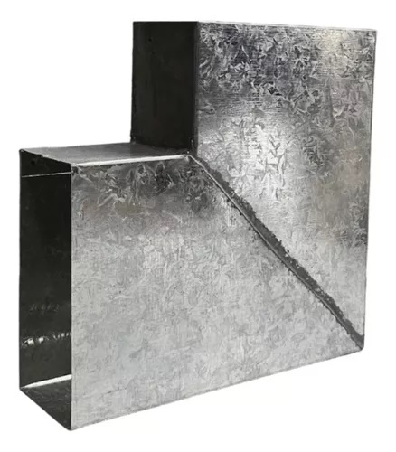 [0819] CODO ZINC 2x4 DESAGUE COSTADO