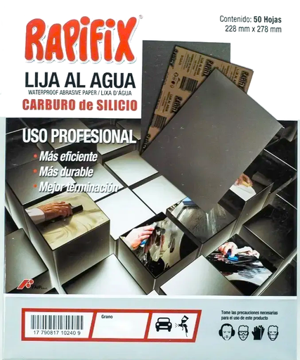 [2068] LIJA AL AGUA Nº400 "RAPIFIX" (x50un)