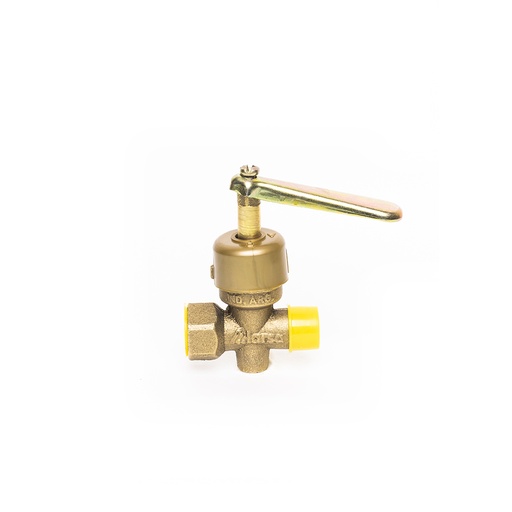 [0963] LLAVE P/GAS BRONCE 1/2" "ALARSA"