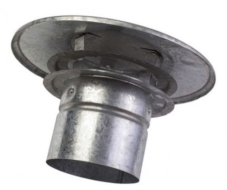 [0175] SOMBRERO ZINC 6" C/ 2 AROS REGLAMENTARIO