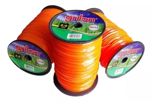 [1581] TANZA P/BORDEADORA CUADRADA "GRILON" 2,00 MM.