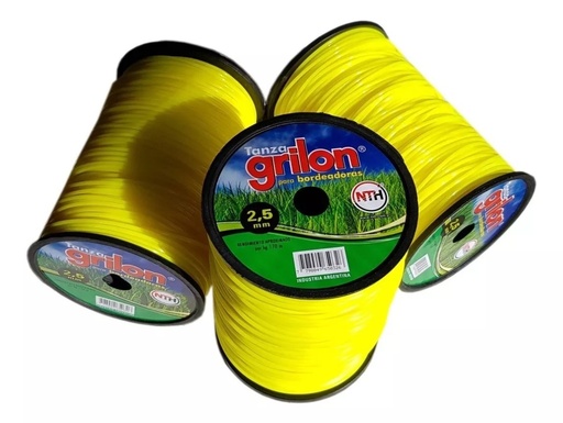 [1585] TANZA P/BORDEADORA REDONDA "GRILON" 2,50 MM.