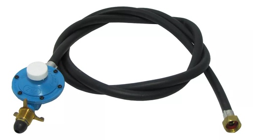 [2575] REGULADOR C/MANGUERA 1,5 MTS. (P/GARRAFA 10KG) "PAZ"