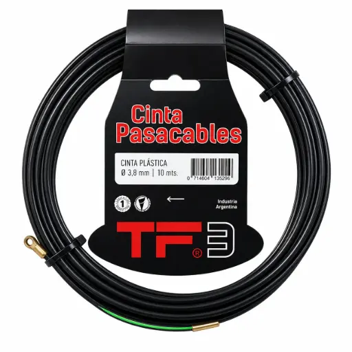 [2646] CINTA PASACABLE PVC 3,8mm X 10m "TF3"