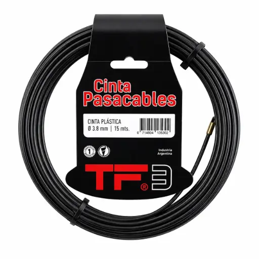 [2647] CINTA PASACABLE PVC 3,8mm X 15m "TF3"